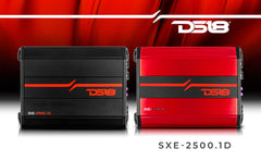 SXE Class D 1-Channel Amplifier 1 x 800 Watts RMS @ 1-Ohm 2500 Watts - DS18