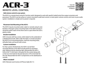 ACR-3 Dash Remote
