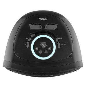 TLV 6.5" Amplified With Battery Self Powered Party Speaker With RGB LED Lights Bluetooth and TWS 200 Watts - DS18