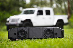 TXJTD8 Jeep Gladiator JT (2020-24) Under Seat Dual 8" Loaded Subwoofer Enclosure