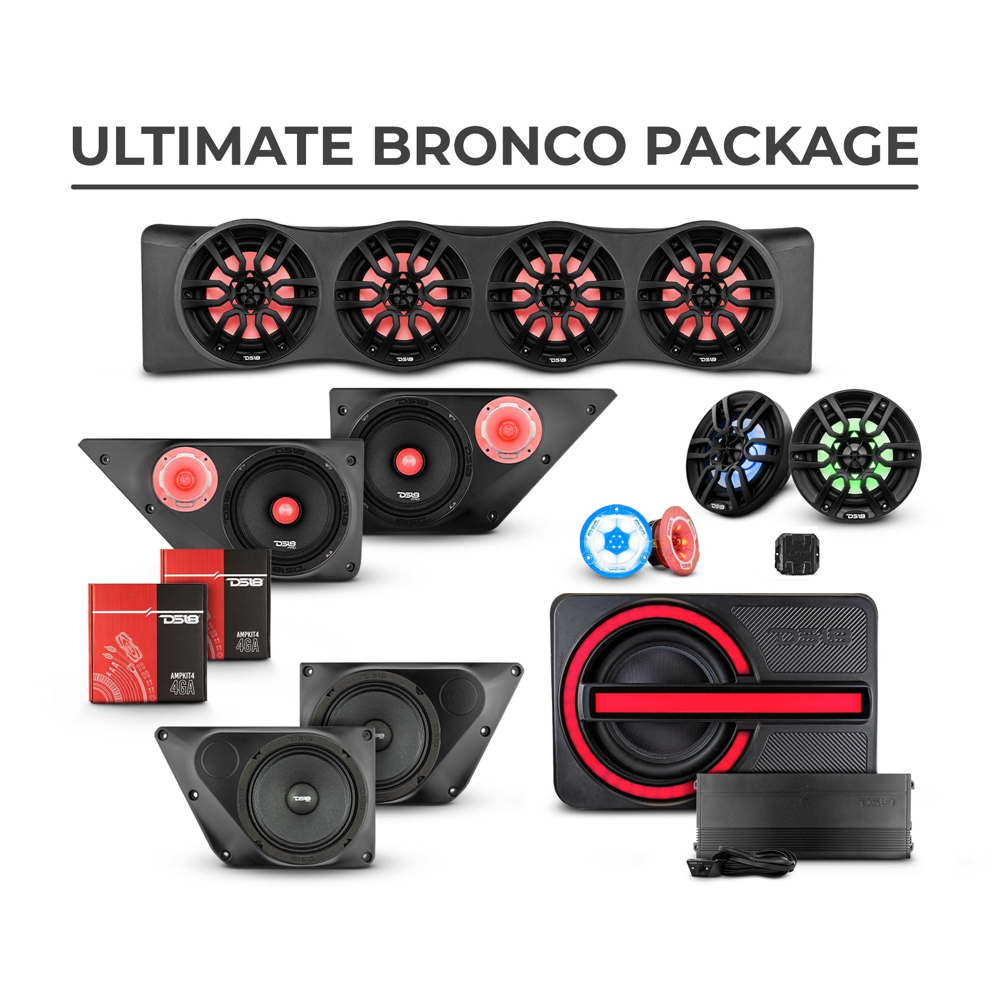 Ultimate Bronco Audio Package - DS18