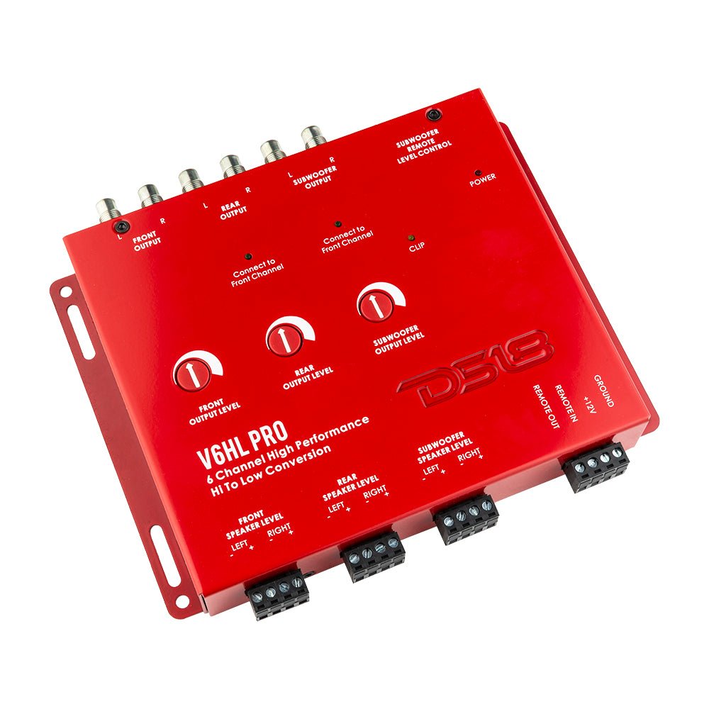 Hi/Lo Converter 6-Channel with 12 Volt Trigger Output (Remote out) - DS18
