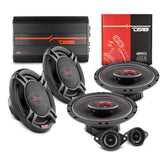 DS18 2014-2018 Toyota RAV4 Front and Back Doors Speakers Better Upgrade/Replacement Package 900 Watts - DS18