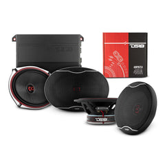 DS18 2016-2021 Chevy Silverado 1500 LD Front and Back Doors Speakers Better Upgrade/Replacement Package 1800 Watts - DS18