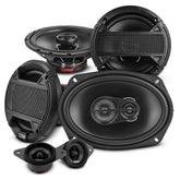 DS18 2005-2021 Toyota Tacoma Double and Access Cab Front and Back Doors Speakers Good Upgrade/Replacement Package - DS18