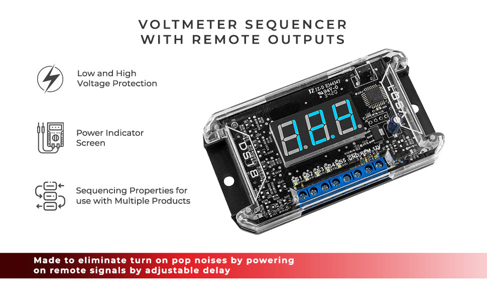Volt Meter With Remote Outputs - DS18