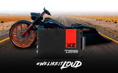 X 2-Channel Ultra Compact Class D Amplifier 2 x 140 Watts Rms @ 4-ohm - DS18