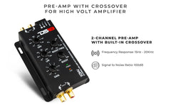 Pre-Amp With Crossover For High Volt Amplifier - DS18