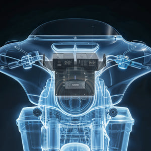 Harley-Davidson Street Glide Amplifier Rack for models 2014–2023 - DS18