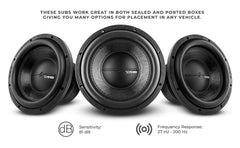 ZR 10" Subwoofer 700 Watts Rms DVC 2-Ohm - DS18