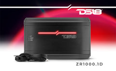 ZR 1-Channel Class D Amplifier 1000 Watts RMS-1 Ohm - DS18
