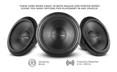 ZR 15" Subwoofer 750 Watts Rms DVC 2-Ohm - DS18