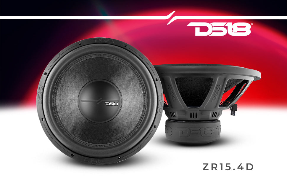 ZR 15" Subwoofer 750 Watts Rms DVC 4-Ohm - DS18