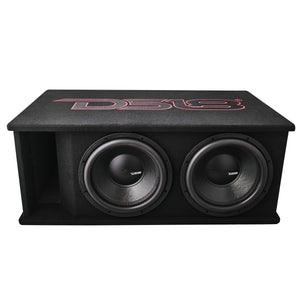 Dual 12" Loaded Subwoofer Ported Enclosure With ZR12.2 1600 Watts Rms - DS18