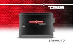 ZR 4-Channel Class D Amplifier 4 x 150 Watts Rms @ 4-ohm - DS18