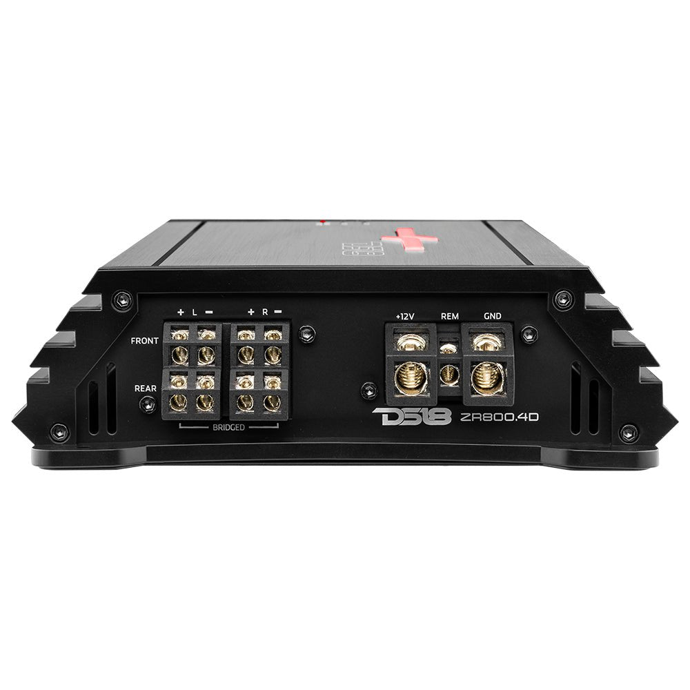 ZR 4-Channel Class D Amplifier 4 x 200 Watts Rms @ 4-ohm - DS18