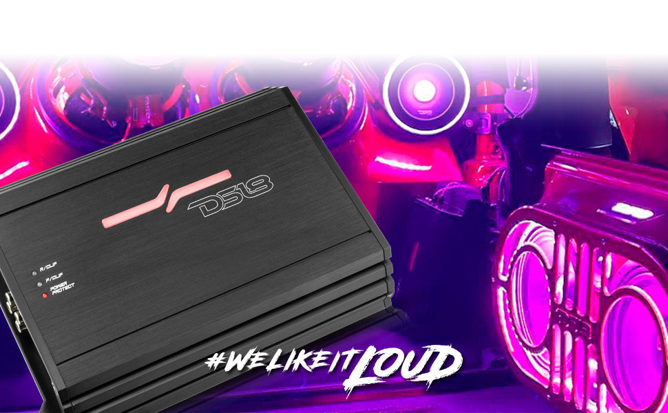 ZR 4-Channel Class D Amplifier 4 x 200 Watts Rms @ 4-ohm - DS18