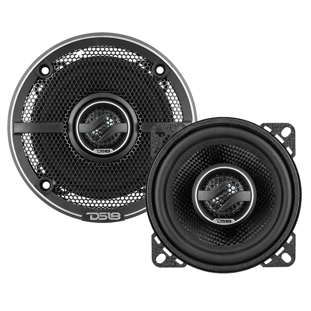 ZXI 4" 2-Way Coaxial Speakers with Kevlar Cone | 50 Watts RMS 4-Ohm - DS18
