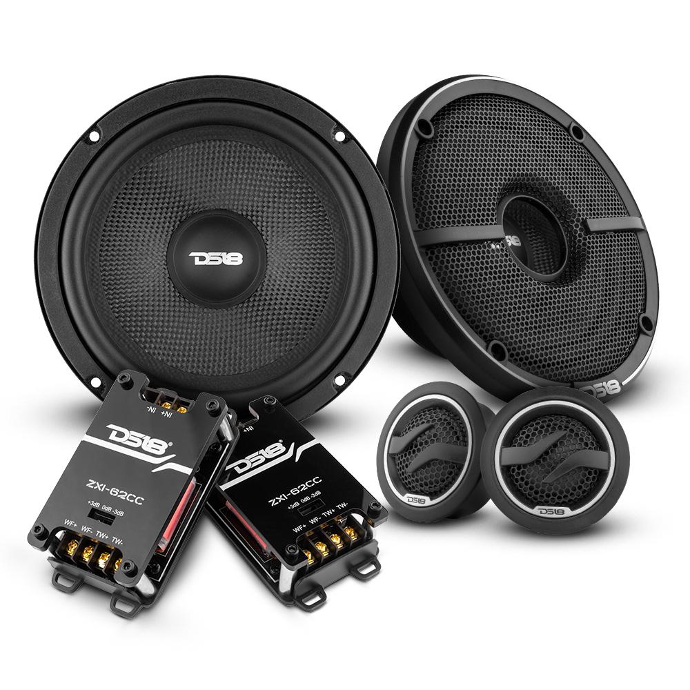 DS18 2012-2021 RAM 1500 Crew and Quad Cab Front and Back Doors Speakers Better Upgrade/Replacement Package 1600 Watts - DS18