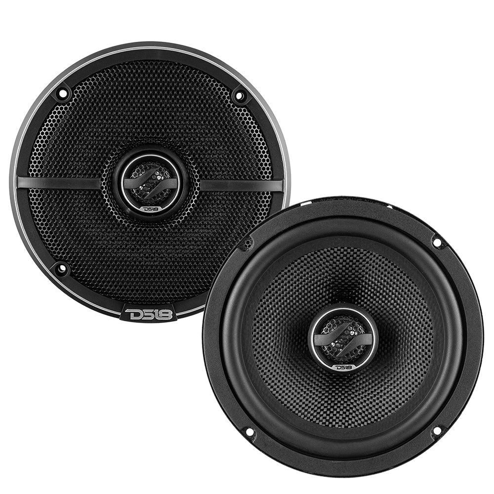 ZXI 6.5" 2-Way Coaxial Speakers with Kevlar Cone | 80W RMS 4-Ohm - DS18