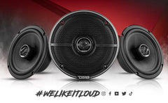 ZXI 6.5" 2-Way Coaxial Speakers with Kevlar Cone | 80W RMS 4-Ohm - DS18