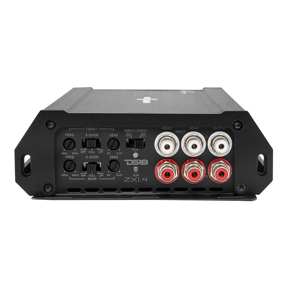 ZXI 4-Channel Class D Amplifier 4 X 125 Watts Rms @ 4-Ohm - DS18
