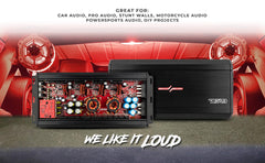 ZXI 4-Channel Class D Amplifier 4 X 250 Watts Rms @ 4-Ohm - DS18