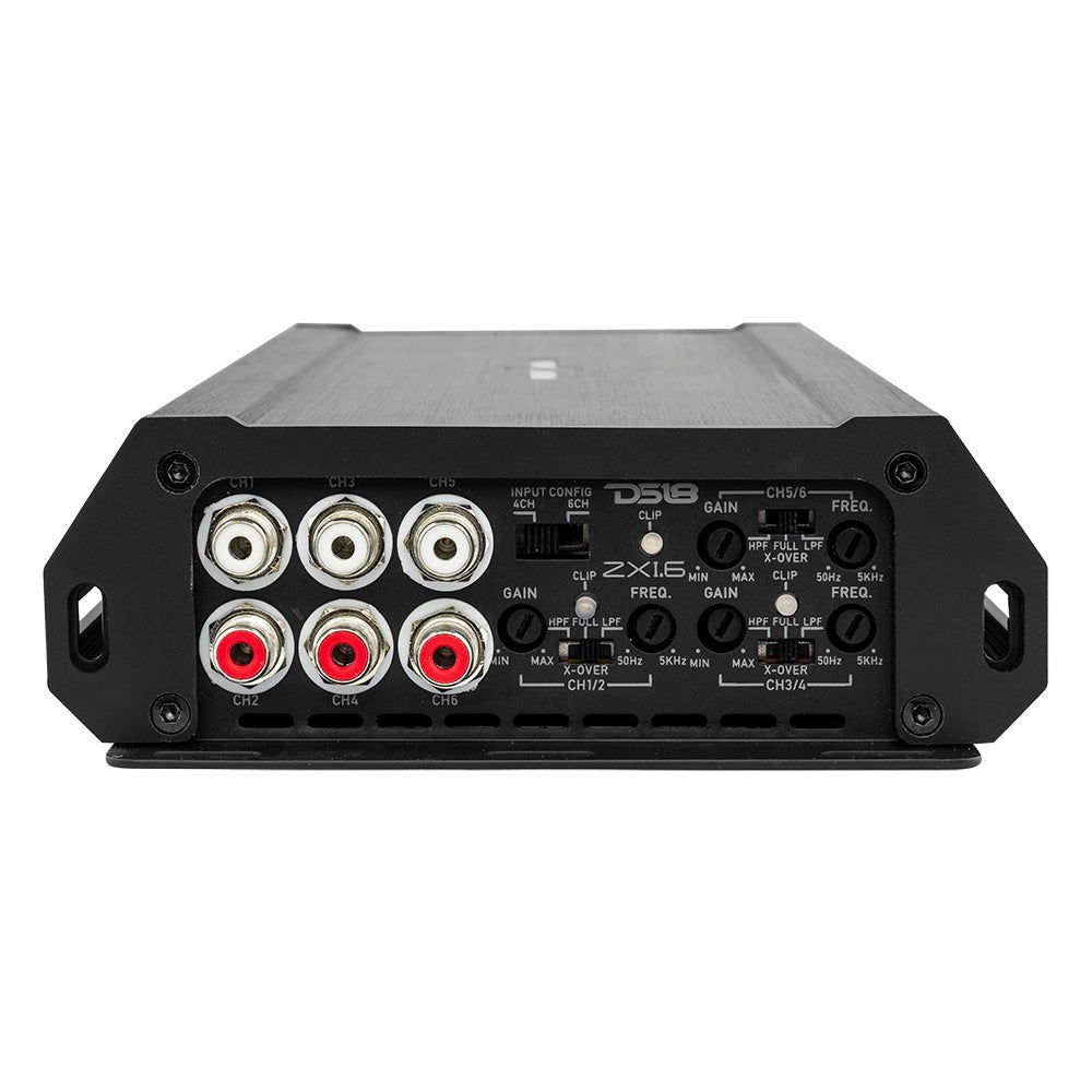 ZXI 6-Channel Class D Amplifier 6 x 200 Watts Rms @ 4-Ohm - DS18