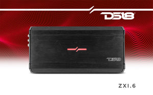 ZXI 6-Channel Class D Amplifier 6 x 200 Watts Rms @ 4-Ohm - DS18