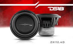 ZXI 12" High Excursion Subwoofer Quad Stacked Magnets | 1000W RMS DVC 4-Ohm - DS18