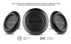 ZXI 15" High Excursion Subwoofer Quad Stacked Magnets | 1000W RMS DVC 4-Ohm - DS18