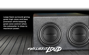 ZXI 6.5" High Excursion Subwoofer Quad Stacked Magnets 300 Watts Rms DVC 2-Ohm - DS18