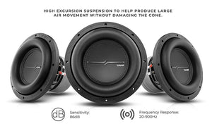 ZXI 15" High Excursion Subwoofer Quad Stacked Magnets | 1000W RMS DVC 2-Ohm - DS18
