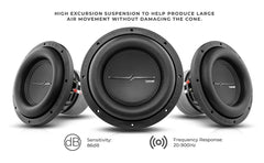 ZXI 15" High Excursion Subwoofer Quad Stacked Magnets | 1000W RMS DVC 2-Ohm - DS18