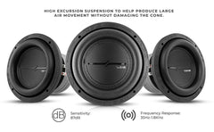 ZXI 6.5" High Excursion Subwoofer Quad Stacked Magnets 300 Watts Rms DVC 4-Ohm - DS18