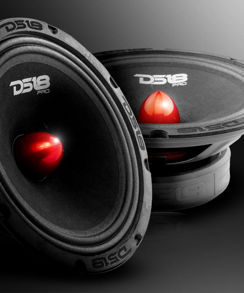 DS18 PRO-GM8.4B 8" Mid-Range Loudspeaker with Bullet 580 Watts 4-Ohm - DS18