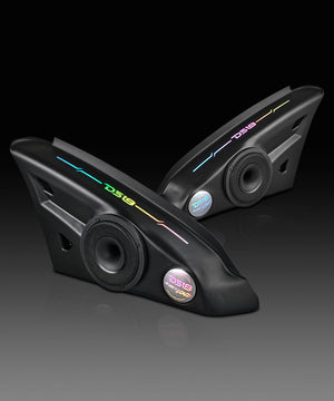 Polaris Slingshot Inside Armrest Speaker Panels Loaded | 2 x PRO-HY6.4MSL and Digital LED Lights | 2015 - Current - DS18