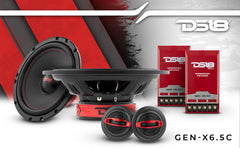 DS18 GEN-X6.5C 6.5" 2-Way Component Speaker Car Speaker 150 Watts 4-Ohm - DS18