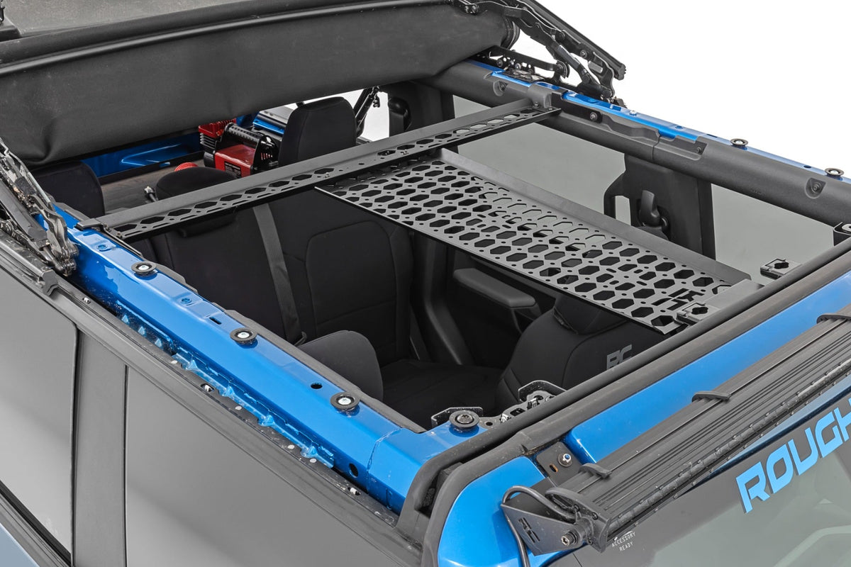Molle Mounting Panel w/ LED Dome Light | Overhead | Ford Bronco 4WD (21-26)