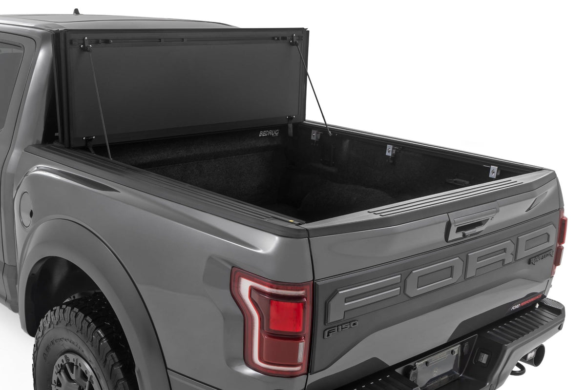 Hard Tri-Fold Flip Up Bed Cover | 6'7" Bed | Ford F-150 2WD/4WD (2021-2026)