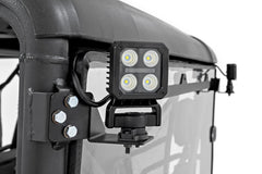 LED Light Kit | Rear Mount | 2" Black Pair | Amber DRL | CFMOTO UFORCE 1000