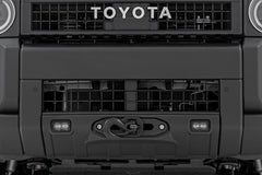 FXS Hidden Winch Mount | White SAE | Fog | Toyota Land Cruiser 4WD (24-26)