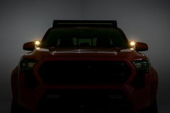LED Light Kit | Ditch Mount | 2" Black Pair | Amber DRL | Toyota Tacoma (24-26)
