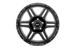 Rough Country 92 Series Wheel | Machined One-Piece | Gloss Black | 18x9 | 6x5.5 | +0mm