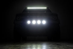 Nudge Bar | w/ Tow Hooks | 20 Inch Black Single Row LED | Ford Bronco Sport (21-24)