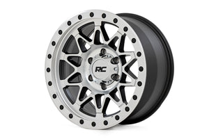 Rough Country 78 Series Wheel | Simulated Beadlock | Full Machine | 18x9 | 6x5.5 | -12mm