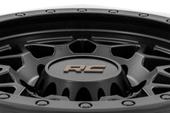 Rough Country 78 Series Wheel | Simulated Beadlock | Black | 18x9 | 8x170 | 0mm