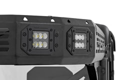 Cargo Rack | Dual 2" Black LED Pairs | Flush Mount | CFMOTO U10 1000 PRO