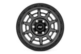 Rough Country 85 Series Wheel | Simulated Beadlock | Gunmetal Gray/Black | 17x9 | 6x5.5 |+25mm