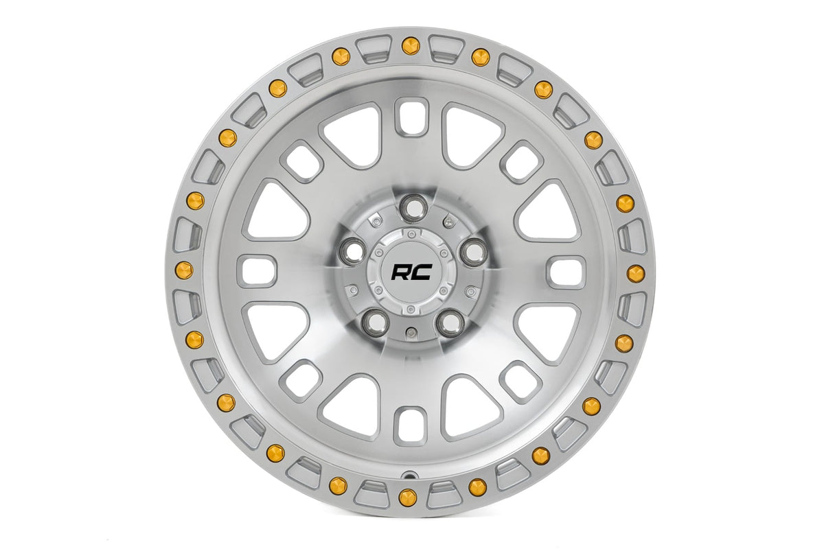 Rough Country 82 Series Wheel | One-Piece | Full Machined | 17x9 | 5x4.5 | -12mm